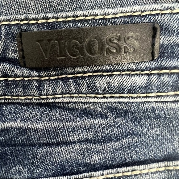 NWT VIGOSS HERITAGE FIT Women’s Blue Jean Capris Sz 2 Medium Wash Stretch Pocket - Picture 11 of 14